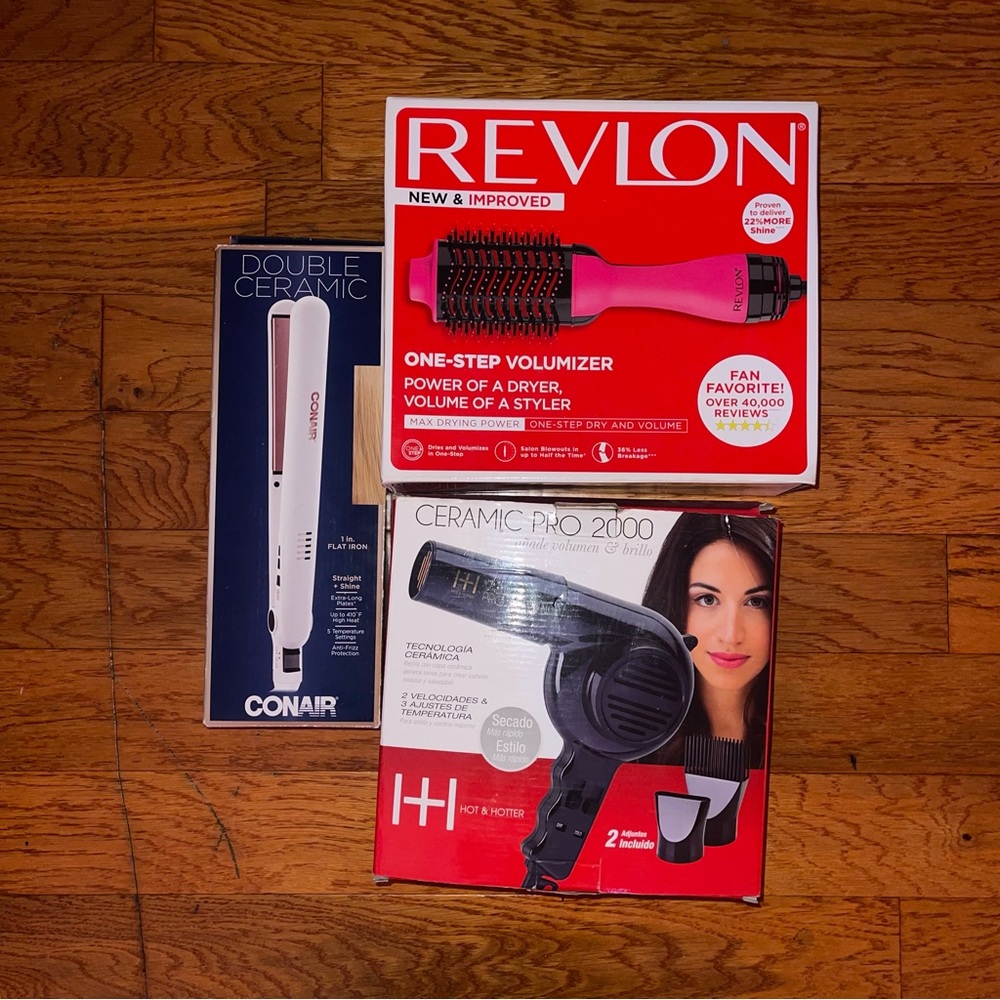 Air Brush, Blow Dryer, Flat Iron